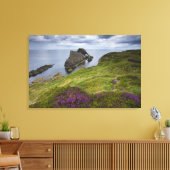 Bow Fiddle Rock, Portknockie, Schotland Canvas Afdruk (Insitu (Woonkamer))