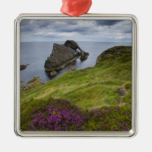 Bow Fiddle Rock, Portknockie, Schotland Metalen Ornament (Voorkant)