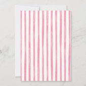 Bow Girl Basketball Birthday Game time Kaart (Achterkant)