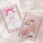 Bow Girls willen gewoon één 1e verjaardagsfoto zij Kaart