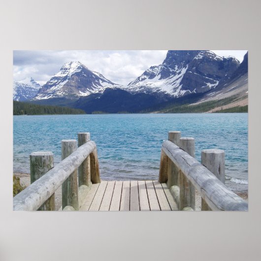 Bow Glacier Lake, AB, Canada Poster (Voorkant)