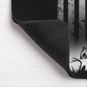 Bow hert jaagt Amerikaanse vlag cadeau voor Bow hu Muismat (Hoek)