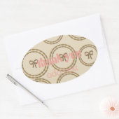 Bow Holiday Baby Verjaardag Sticker (Envelop)