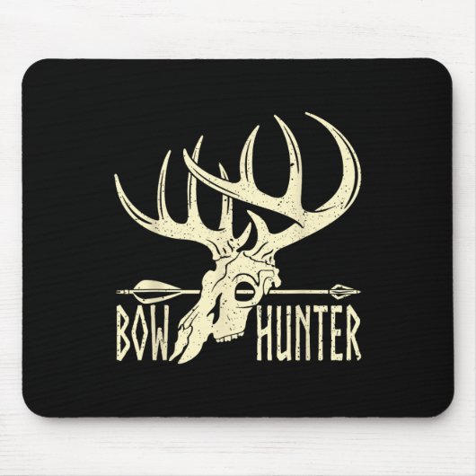 Bow Hunter American Deer Hunting Archery Muismat (Voorkant)