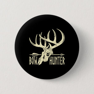 Bow Hunter American Deer Hunting Archery Ronde Button 5,7 Cm