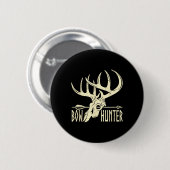 Bow Hunter American Deer Hunting Archery Ronde Button 5,7 Cm (Voorkant /achterkant)