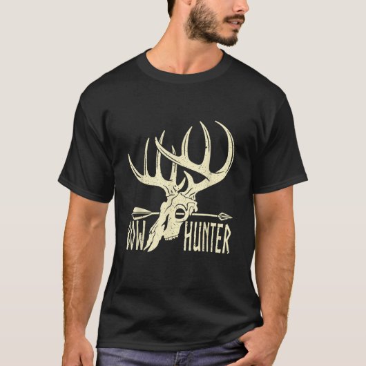 Bow Hunter American Deer Hunting Archery T-shirt (Voorkant)