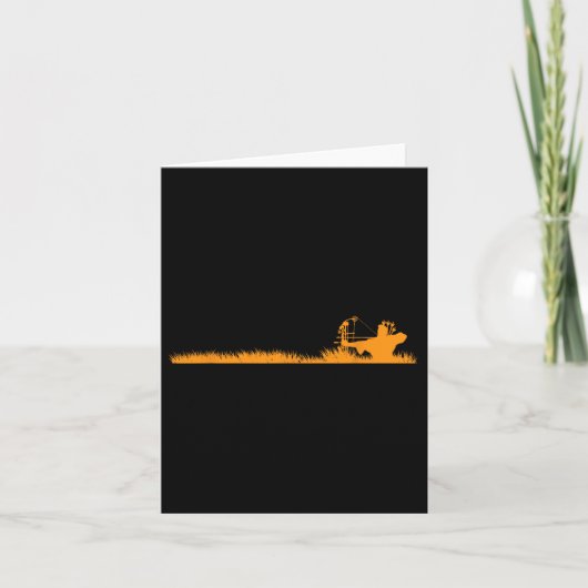 Bow Hunter Deer Hunting Archer Gifts Bowhunting GR Kaart (Voorkant)