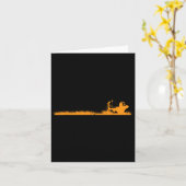 Bow Hunter Deer Hunting Archer Gifts Bowhunting GR Kaart (Gele Bloem)