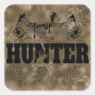 Bow Hunter Kryptek Vierkante Sticker
