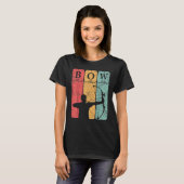 Bow Hunter Periodic Table Elements Bow Hunting Arc T-shirt (Voorkant volledig)