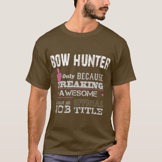 Bow Hunter-shirt T-shirt (Voorkant)
