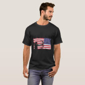 Bow Hunting American Flag Archery Lover Gift T-shirt (Voorkant volledig)