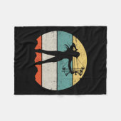 Bow Hunting Archery Fleece Deken (Voorkant (Horizontaal))