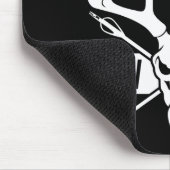 Bow Hunting Deer Skull Compound Bow Archery Gift Muismat (Hoek)