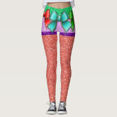 Bow Illusion Diamonds Pop Mode Leggings (Voorkant)