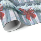 "Bow in the Snow"-cadeauverpakking Cadeaupapier (Rol Hoek)