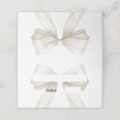 Bow Ivory pearls elegant Plaatskaartje (Buitenkant ongevouwen)