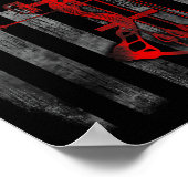 Bow Jagen Vlag Boogschieten Grappig Jachtcadeau Poster (Hoek)