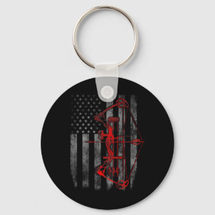 Bow Jagen Vlag Boogschieten Grappig Jachtcadeau Sleutelhanger