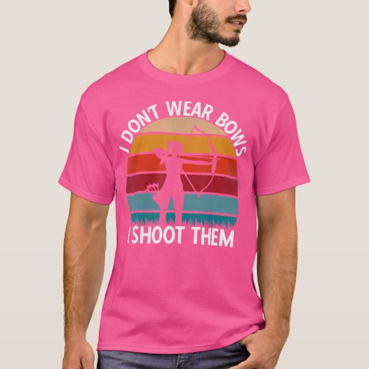 Bow-jager voor boogschieten t-shirt (Voorkant)
