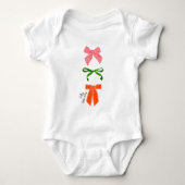 Bow Jolly Little Things Christmas  Romper (Voorkant)