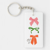 Bow Jolly Little Things Christmas Sleutelhanger (Voorkant)