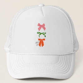 Bow Jolly Little Things Christmas  Trucker Pet