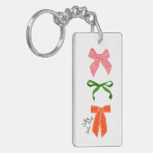 Bow Jolly Little Things Kerstmis Sleutelhanger (Voorkant Links)