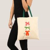 Bow Jolly Little Things Kerstmis  Tote Bag (Voorkant (product))