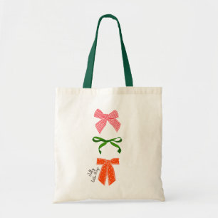 Bow Jolly Little Things Kerstmis Tote Bag