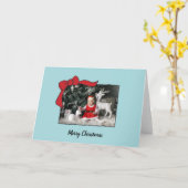 Bow Kaarten voor kerstmis Online kerstmis Greeti (Gele Bloem)