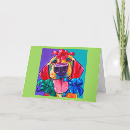 Bow Knows Holiday Kaart beroemd gemaakt door Ron B