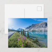 Bow Lake Banff Bergreflecties Briefkaart (Voorkant / Achterkant)