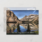 Bow Lake Banff National Park Alberta Briefkaart (Voorkant / Achterkant)