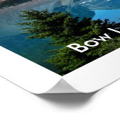 Bow Lake, Banff National Park, Canada Poster (Hoek)