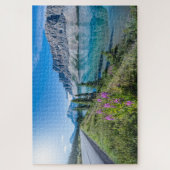 Bow Lake Banff National Park Canada Revel Legpuzzel (Verticaal)