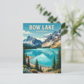Bow Lake Canada Briefkaart (Staand voorkant)
