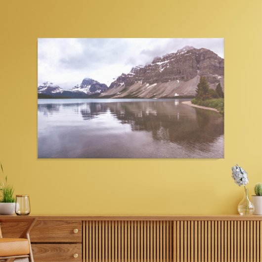 Bow Lake Canvas Afdruk (Insitu (Woonkamer))
