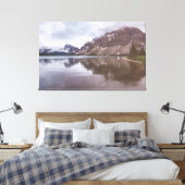 Bow Lake Canvas Afdruk (Insitu (Slaapkamer))