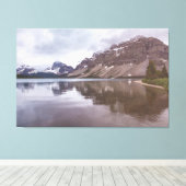 Bow Lake Canvas Afdruk (Insitu (Houten vloer))