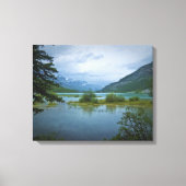Bow Lake Canvas Afdruk (Voorkant)