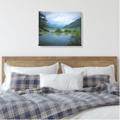 Bow Lake Canvas Afdruk (Insitu (Slaapkamer))