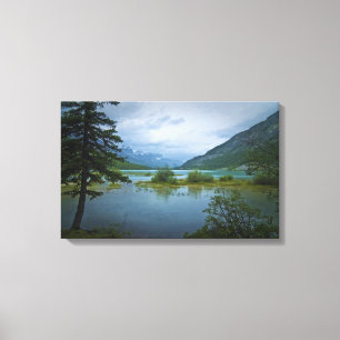 Bow Lake Canvas Afdruk