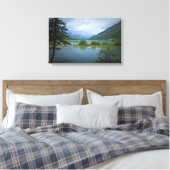 Bow Lake Canvas Afdruk (Insitu (Slaapkamer))