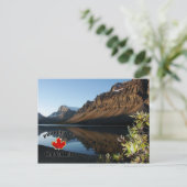 Bow Lake & Glacier Briefkaart (Staand voorkant)