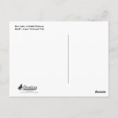 Bow Lake & Glacier Briefkaart (Achterkant)