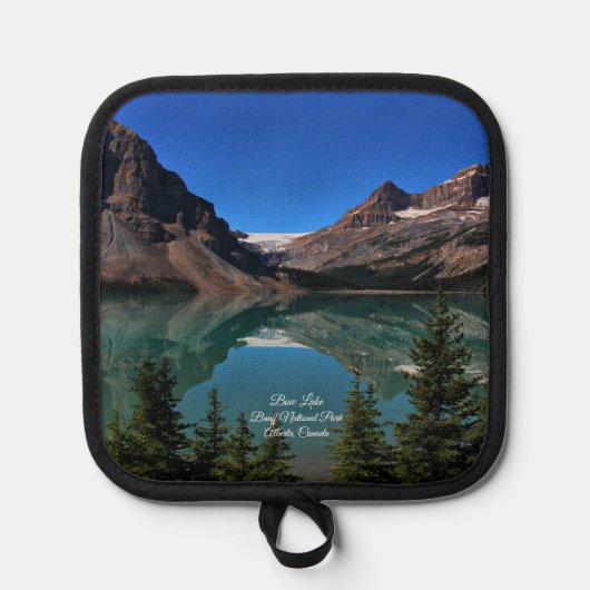 Bow Lake in Banff National Park, Alberta Pannenlap (Voorkant)