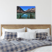 Bow Lake in Banff Wrapped Canvas (Insitu (Slaapkamer))