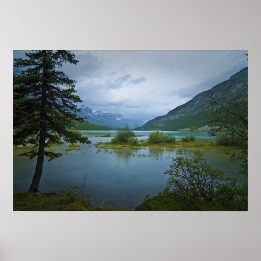 Bow Lake Morning Poster (Voorkant)